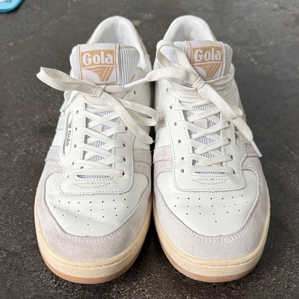 Gola Women's Cream and Tan Sneakers